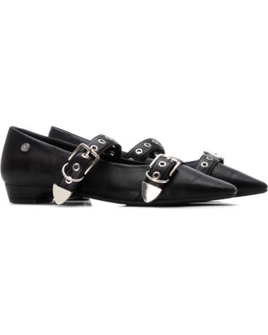 BAILARINAS PLANAS XTI 144266 NEGRO CON HEBILLAS NEGRO
