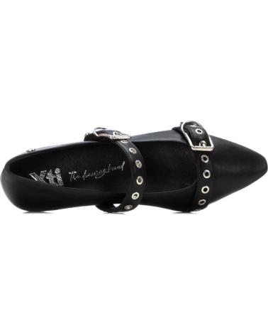 BAILARINAS PLANAS XTI 144266 NEGRO CON HEBILLAS NEGRO