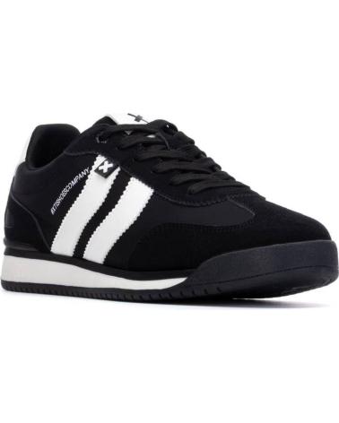 BASKETS CASUAL XTI 144583 NOIRES À RAYURES BLANCHES NEGRO