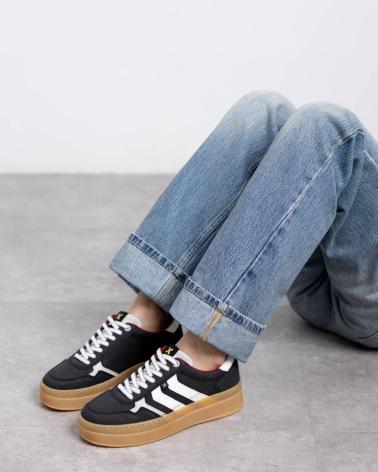XTI 144630 BLACK CASUAL SNEAKERS NEGRO