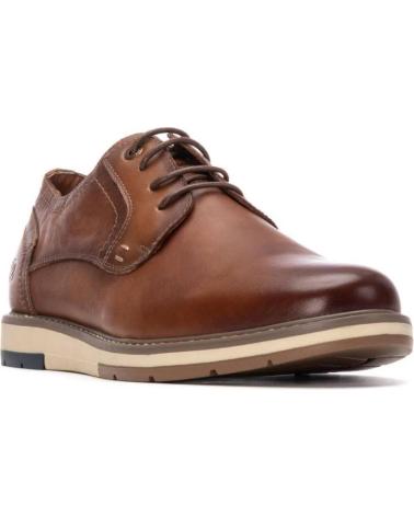 SCARPA CARMELA 162678 CAMEL CON LACCI IN PELLE CAMEL