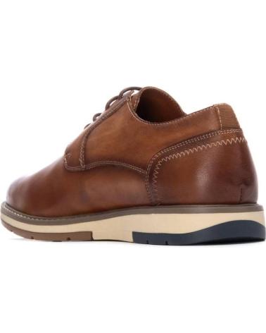 SCARPA CARMELA 162678 CAMEL CON LACCI IN PELLE CAMEL