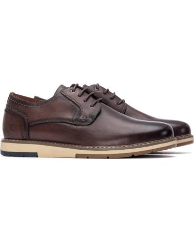 SCARPA CARMELA 162678 MARRONE CON LACCI IN PELLE MARRON
