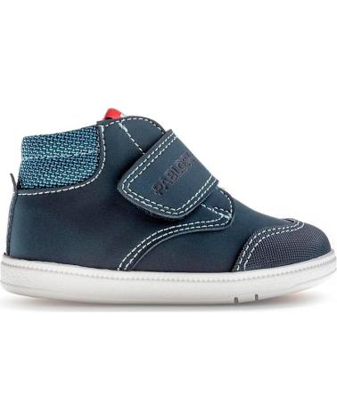 BOTTILLON BAREFOOT PABLOSKY À VELCROS BLEU AZUL