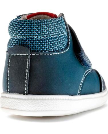 PABLOSKY BAREFOOT ANKLE BOOT WITH VELCRO BLUE AZUL