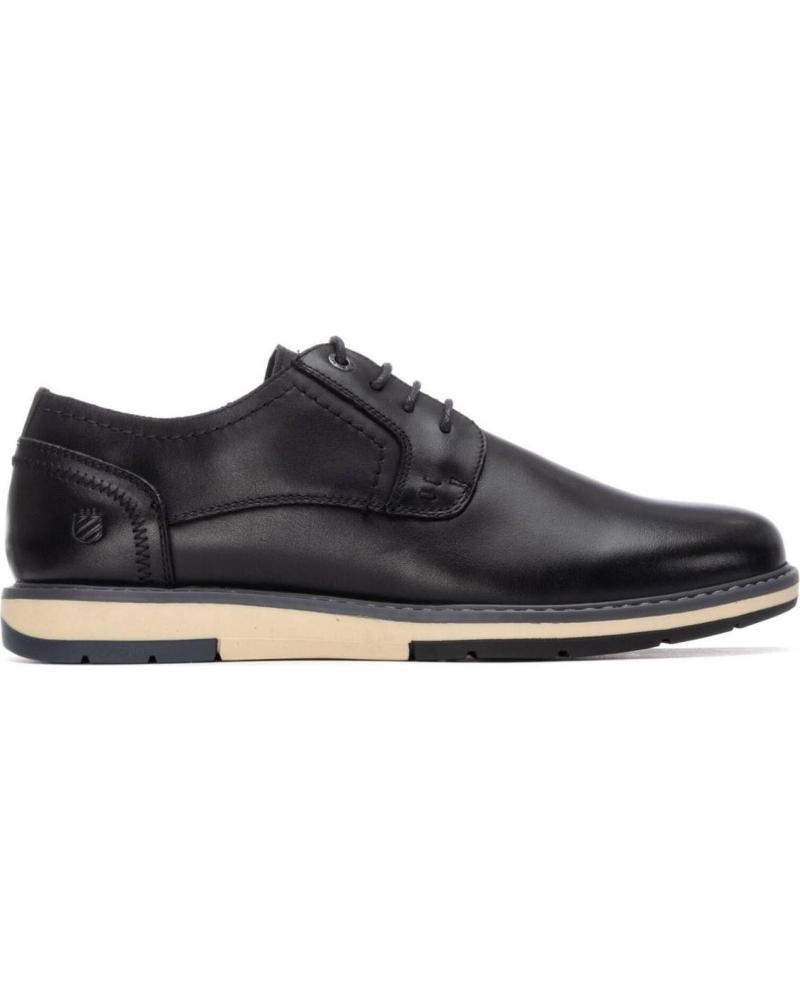 SCARPA CARMELA 162678 NERA CON LACCI IN PELLE NEGRO