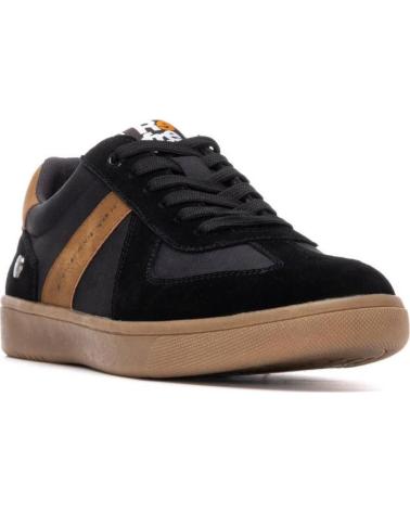 REFRESH ZAPATILLAS 172875 NEGRAS CON DETALLE CAMEL NEGRO