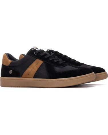 REFRESH ZAPATILLAS 172875 NEGRAS CON DETALLE CAMEL NEGRO
