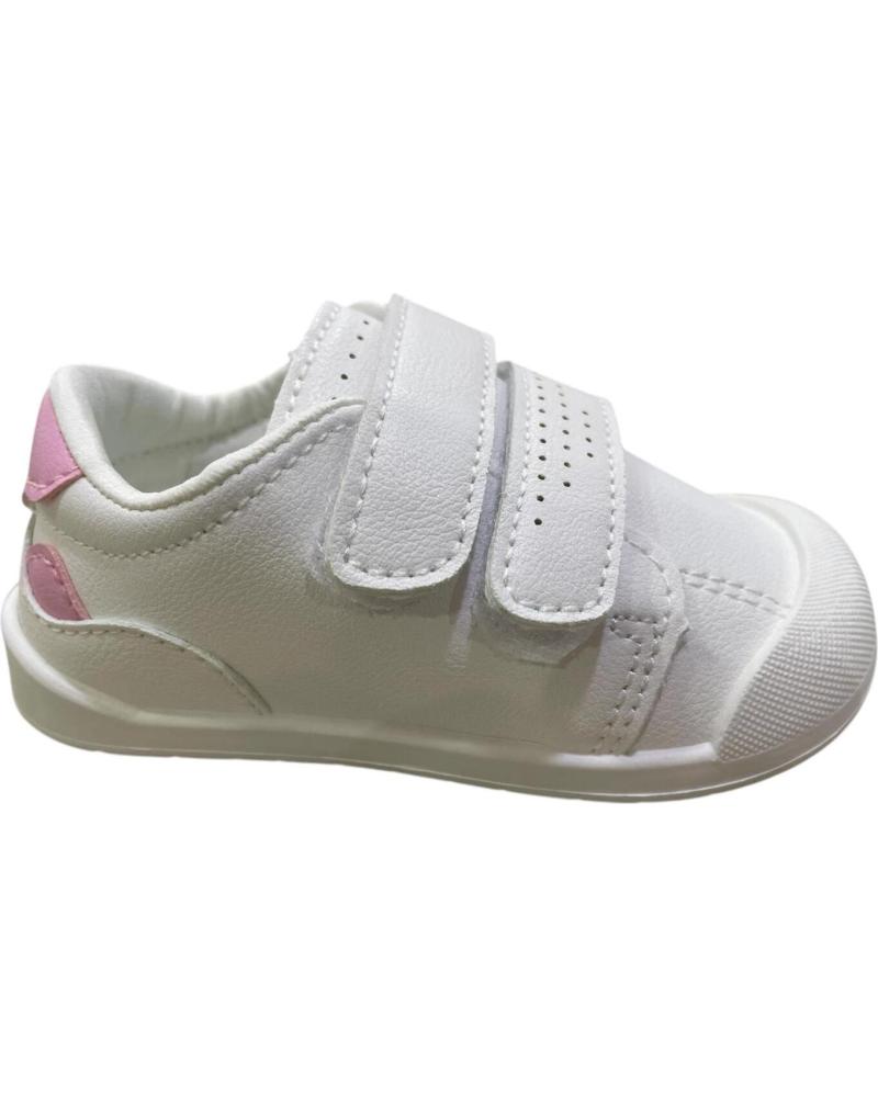 BUBBLE BOBBLE K830 - SAPATILHAS RESPEITOSAS BRANCO ROSA ROSA