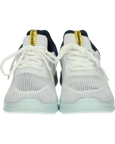 SCARPA SPORTIVA LUISETTI RUNNER 31120TE BIANCA E BLU NAVY BLANCO