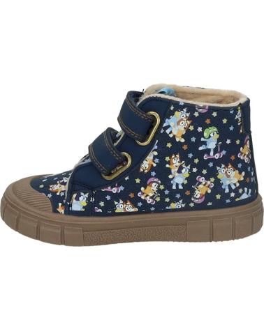 GARVALÍN 251858G BOOTS WITH DOUBLE VELCRO NAVY PRINT AZLMRN