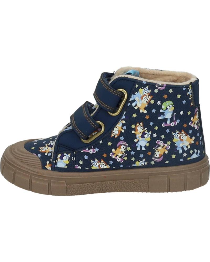 GARVALÍN 251858G BOOTS WITH DOUBLE VELCRO NAVY PRINT AZLMRN