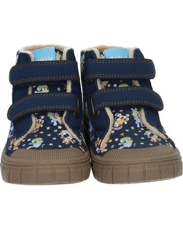 GARVALÍN 251858G BOOTS WITH DOUBLE VELCRO NAVY PRINT AZLMRN