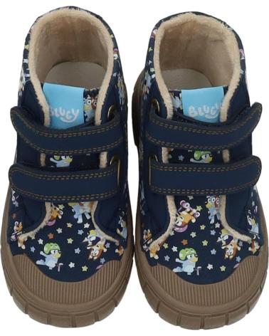 GARVALÍN 251858G BOOTS WITH DOUBLE VELCRO NAVY PRINT AZLMRN