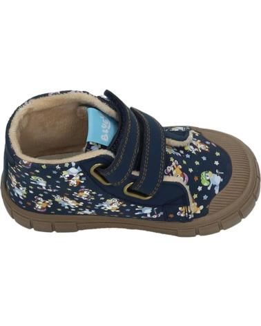 GARVALÍN 251858G BOOTS WITH DOUBLE VELCRO NAVY PRINT AZLMRN