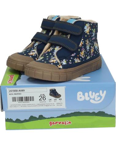 GARVALÍN 251858G BOOTS WITH DOUBLE VELCRO NAVY PRINT AZLMRN