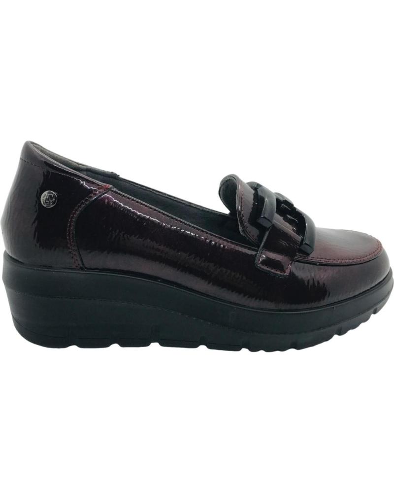 MYSOFT LOAFER 25M585 BURGUNDY WITH PLATFORM BURDEOS