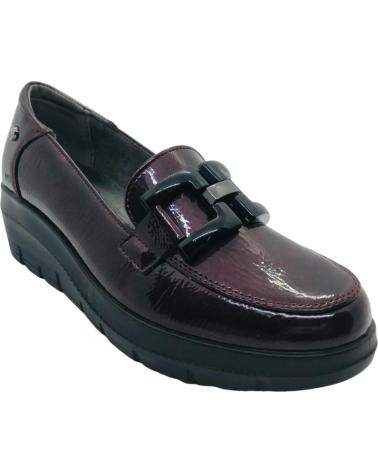 MYSOFT LOAFER 25M585 BURGUNDY WITH PLATFORM BURDEOS