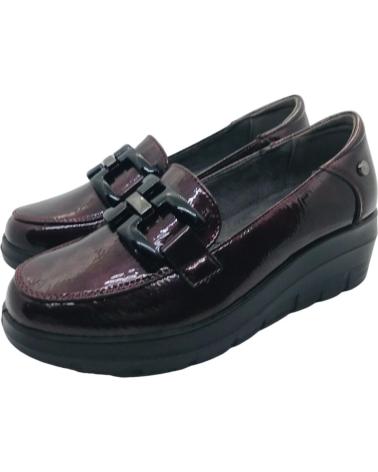 MYSOFT LOAFER 25M585 BURGUNDY WITH PLATFORM BURDEOS