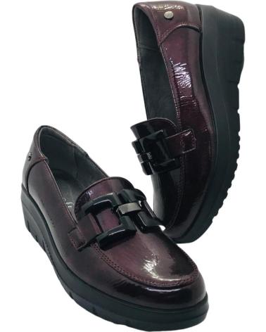 MYSOFT LOAFER 25M585 BURGUNDY WITH PLATFORM BURDEOS