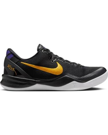 NIKE ZOOM KOBE 8 PROTRO LAKERS BLACK CASUAL SNEAKERS NEW