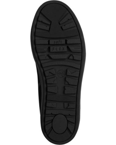 BOTÍN VEGANO JANA 25280 NEGRO CON CORDONES ANIMAL PRINT NEGRO