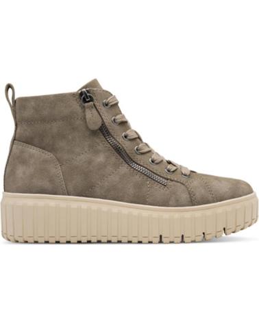 BOTÍN VEGANO JANA 25264 TAUPE CON PLATAFORMA Y CREMALLERA TAUPE