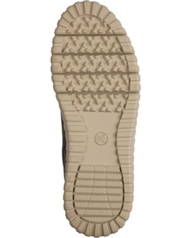 BOTÍN VEGANO JANA 25264 TAUPE CON PLATAFORMA Y CREMALLERA TAUPE
