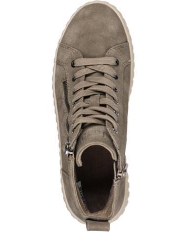 BOTÍN VEGANO JANA 25264 TAUPE CON PLATAFORMA Y CREMALLERA TAUPE