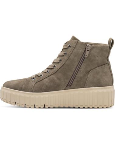 BOTÍN VEGANO JANA 25264 TAUPE CON PLATAFORMA Y CREMALLERA TAUPE