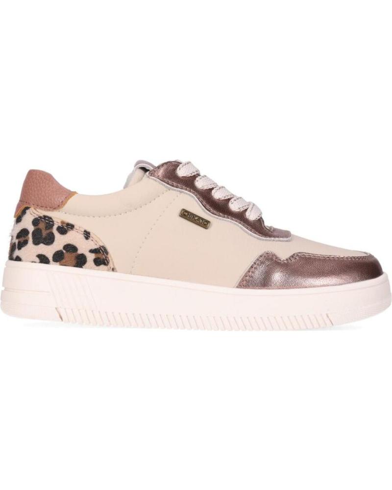 BASKETS DÉCONTRACTÉES CHIKA10 SUGUS 01 BEIGE IMPRIMÉ ANIMAL BEIG-BEIGE