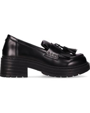 CHIKA10 DALLAS 11 BLACK LOAFERS WITH TRACK SOLE NEGRO-BLACK