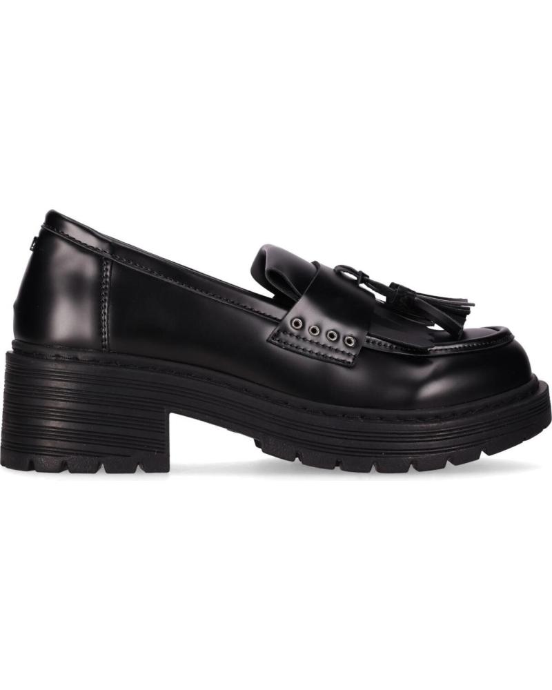 CHIKA10 DALLAS 11 BLACK LOAFERS WITH TRACK SOLE NEGRO-BLACK