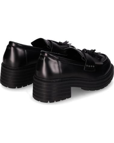 CHIKA10 DALLAS 11 BLACK LOAFERS WITH TRACK SOLE NEGRO-BLACK
