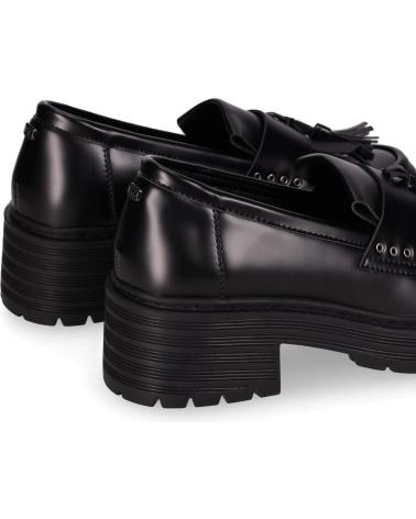 CHIKA10 DALLAS 11 BLACK LOAFERS WITH TRACK SOLE NEGRO-BLACK
