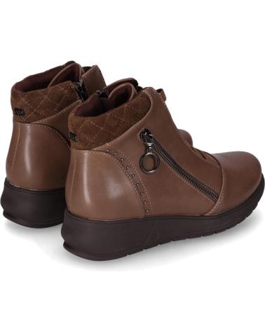 CHIKA10 ESTEPA 16 BOTINES TAUPE CON CREMALLERA Y PLATAFORMA DISCRETA TAUPE-TAUPE
