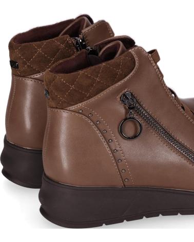 CHIKA10 ESTEPA 16 BOTINES TAUPE CON CREMALLERA Y PLATAFORMA DISCRETA TAUPE-TAUPE
