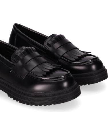 CHIKA10 HOLANDA 25 - MOCASSINS NOIRS À GLANDS NEGRO-BLACK
