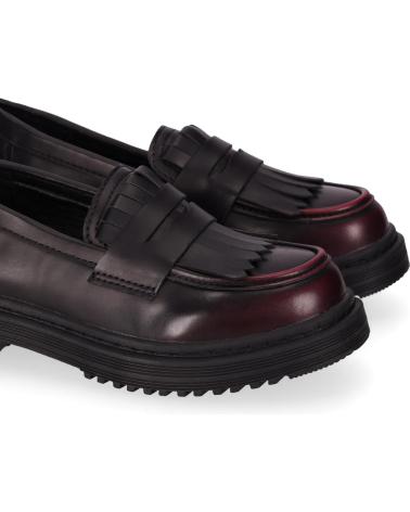 CHIKA10 HOLANDA 25 - MOCASSINS BORDEAUX À GLANDS VINO-WINE