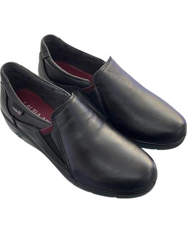LAURA AZAÑA LA26801 NAPA BLACK LOAFER SHOE NEGRO