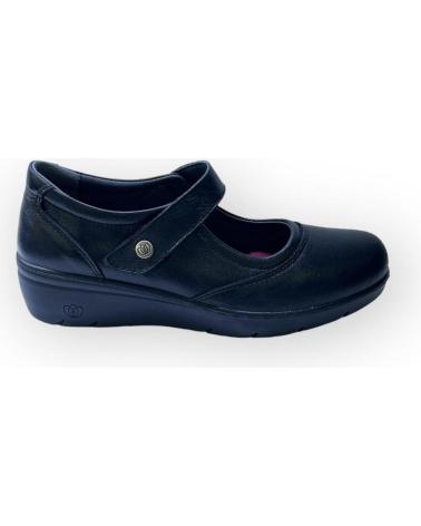 SCARPE LAURA AZAÑA LA26802NA MARY JANE IN NAPPA NERA NEGRO