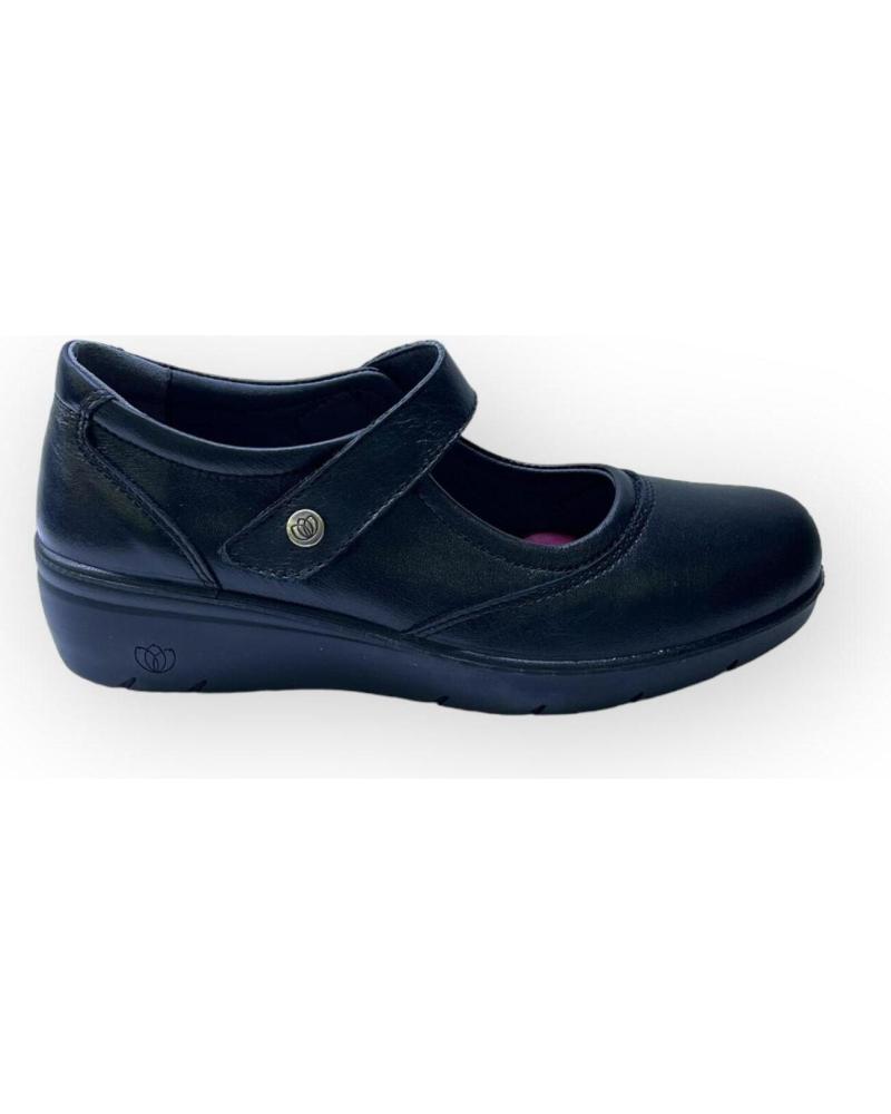 SCARPE LAURA AZAÑA LA26802NA MARY JANE IN NAPPA NERA NEGRO