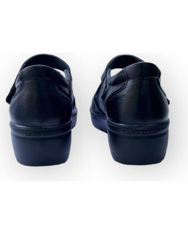 SCARPE LAURA AZAÑA LA26802NA MARY JANE IN NAPPA NERA NEGRO