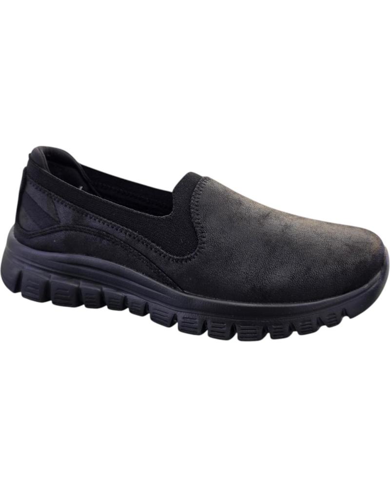 SKECHERS GRACEFUL-LEANING IN 100703-BBK: SAPATILHAS CASUAIS COM PALMILHA MEMORY FOAM BBK