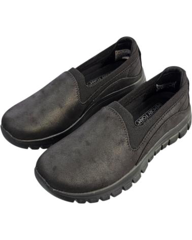 SKECHERS GRACEFUL-LEANING IN 100703-BBK: SAPATILHAS CASUAIS COM PALMILHA MEMORY FOAM BBK
