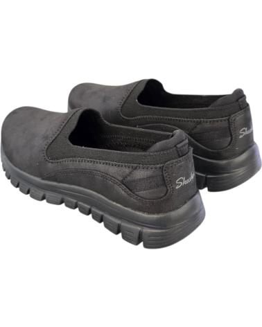 SKECHERS GRACEFUL-LEANING IN 100703-BBK: SAPATILHAS CASUAIS COM PALMILHA MEMORY FOAM BBK