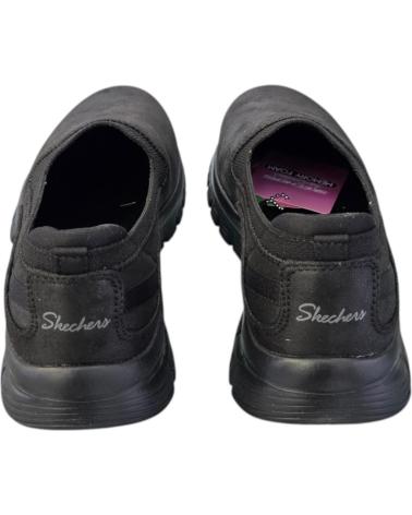 SKECHERS GRACEFUL-LEANING IN 100703-BBK: SAPATILHAS CASUAIS COM PALMILHA MEMORY FOAM BBK