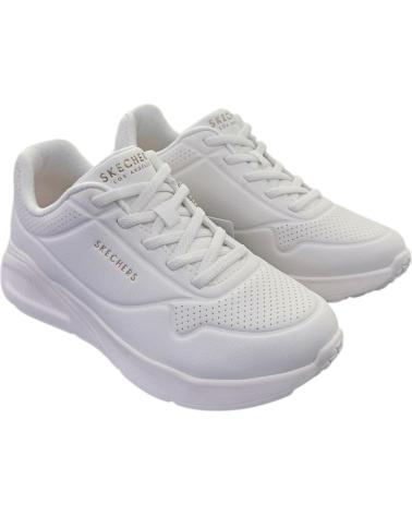 SKECHERS UNO LITE-LITE WORK 177289 WHT BASKETS BLANCHES WHT