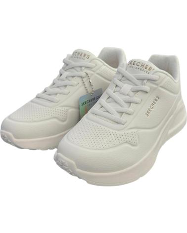 SKECHERS UNO LITE-LITE WORK 177289 WHT BASKETS BLANCHES WHT