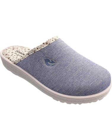 Pantufas-De-Mujer-ROAL-DESCALZA-PLUMAFLEX-AZUL